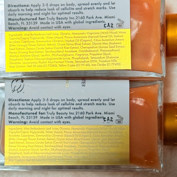 TRULY Anti-Cellulite Resurfacing Body Serum 3.1 fl oz (x 2) - NEW! (No box) - Picture 3 of 3